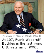Frank Woodruff Buckles became the last known surviving American veteran of the First World War. The 107-year-old veteran was honored in Washington recently, visiting the White House and the Pentagon.